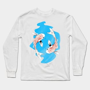 Koi Fish Carp Zen Long Sleeve T-Shirt